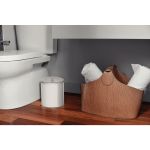 Lixeira Tramontina Útil com Tampa em Aço Inox com Acabamento Scotch Brite 5 L