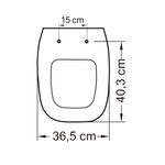 Assento Tupan/inter City/avant Branco Pp Evolut Soft Close