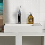Cuba Sabbia Esquadro Apoio 01 Furo Branco Fosco 60x45