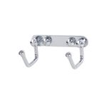 Cabide Luxban Spazio Cromado Duplo 101