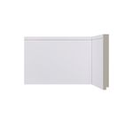 Rodape Poliesti Santa Luzia 15cm 518 Barra 2,40ml Branco