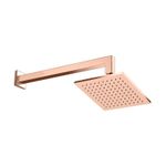 Chuveiro Rubinettos 20x20 Rose Gold Parede Rb84180p