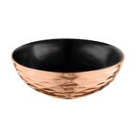 Cuba Rubinettos Porcelana Preto por dentro e Rose gold por fora 	33x14