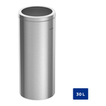 Lixeira Inox Tramontina Institucional com Acabamento Scotch Brite 30 L