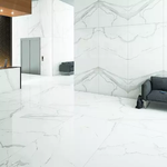 Piso Porcelanato Portinari Lumina Wh Acetinado 100x100