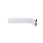 Rodape Poliesti Santa Luzia 5cm 478 Barra C/2,40ml Branco