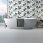 Piso Porcelanato Eliane Artico Alpe Acetinado 59x59