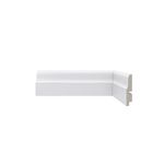 Rodape Poliesti Santa Luzia 6,7cm 442 Barra C/2,40ml Branco