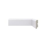 Rodapé Santa Luzia de poliestireno 446 branco com 70mm altura