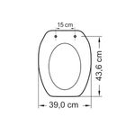 Assento Tupan/inter Thema Biscuit Termofixo Soft Close