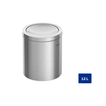 Lixeira Me Tramontina 12 Lt C/tpa Swing  Inox