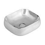 Cuba Rubinettos Porcelana 45x40 Cub1018 Cromada