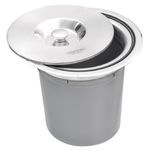Lixeira Me Tramontina 5 Lt Embutir para Granito Clean