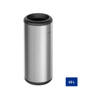 Lixeira Me Tramontina 15lt S/tp 94540/015 Inox