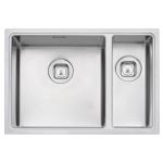Cuba Tramontina Design Collection Quadrum em Aço Inox 2 Cubas 66x46