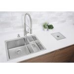 Cuba Tramontina Design Collection Quadrum em Aço Inox 2 Cubas 66x46