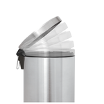 Lixeira Inox com Pedal Tramontina Brasil Plus com Acabamento Scotch Brite 5L