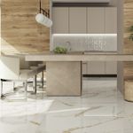 Piso Porcelanato Portinari Canova Calacata Wh Polido 100x100