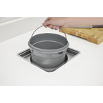 Lixeira de Embutir Tramontina Clean Square em Aço Inox 5L