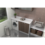 Tanque de Parede Tramontina Hera Wall 34 L em Aço Inox Acetinado 50x40