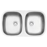Cuba de embutir Tramontina Isis 2C 34 BL em Aço Inox Acetinado 72x40