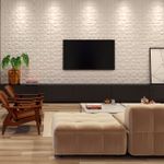 Listello Portinari Space Block Wh Natural 20x20