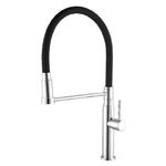 Torneira Meber Minimal Cozinha Mesa 1178 C-75 Cromado/Preto