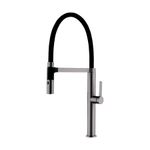 Monocomando de bancada para cozinha Lexxa Bagno Harco Aço Escovado