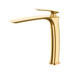 Monocomando de bancada para banheiro bica alta Lexxa Bagno Evoq Dourado