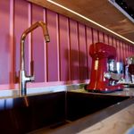 Monocomando de bancada para cozinha Lexxa Bagno Frame Rosé Gold