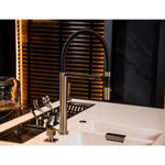 Monocomando de bancada para cozinha Lexxa Bagno Harco Aço Escovado