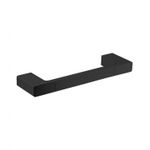 Porta Toalhas Rubinettos Quadro Black Matte 30cm