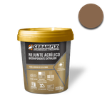Rejunte Acrilico Ceramfix Bicomponente 1kg Marrom Sucupira
