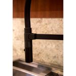 Monocomando de bancada para cozinha Lexxa Bagno Harco Preto Fosco
