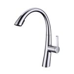Monocomando de bancada para cozinha Lexxa Bagno Elipt Cromado