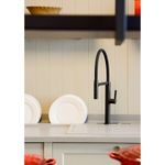 Monocomando de bancada para cozinha Lexxa Bagno Harco Preto Fosco