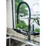 Monocomando de bancada para cozinha Lexxa Bagno Biflat Cromado