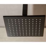 Chuveiro Quadrado 20x20 Lexxa Bagno LX41B Preto Fosco