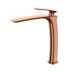 Monocomando de bancada para banheiro bica alta Lexxa Bagno Evoq Rosé Gold