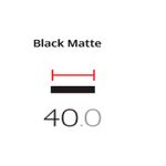 Haste de Parede para Ducha 40cm Lexxa Bagno LX03B Preto Fosco