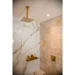 Chuveiro Quadrado 20x20 Lexxa Bagno LX41G Dourado