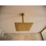 Chuveiro Quadrado 20x20 Lexxa Bagno LX41G Dourado