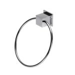 Porta Toalhas Meber Home Cromado Argola 217 C37