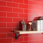 Revestimento Incepa Color Retro Vermelho 11x25