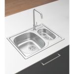 Cuba Tramontina Sobrepor Vega 1.5C 34 R Cuba Auxiliar em Aço Inox 62x50