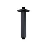 Haste de Teto para Ducha 20cm Lexxa Bagno LX07B Preto Fosco
