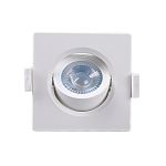 Spot Taschibra Embutir Quadrado Alltop Led MR16 5W 3000k 38º