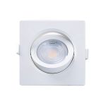 Spot Taschibra Embutir Quadrado Alltop Led Par20 7w 3000k 45º