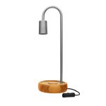 Abajur Taschibra Flam 1xE27 Prata