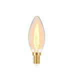 Lâmpada Taschibra Led Filamento Vintage Vela B35 3w 220v Âmbar